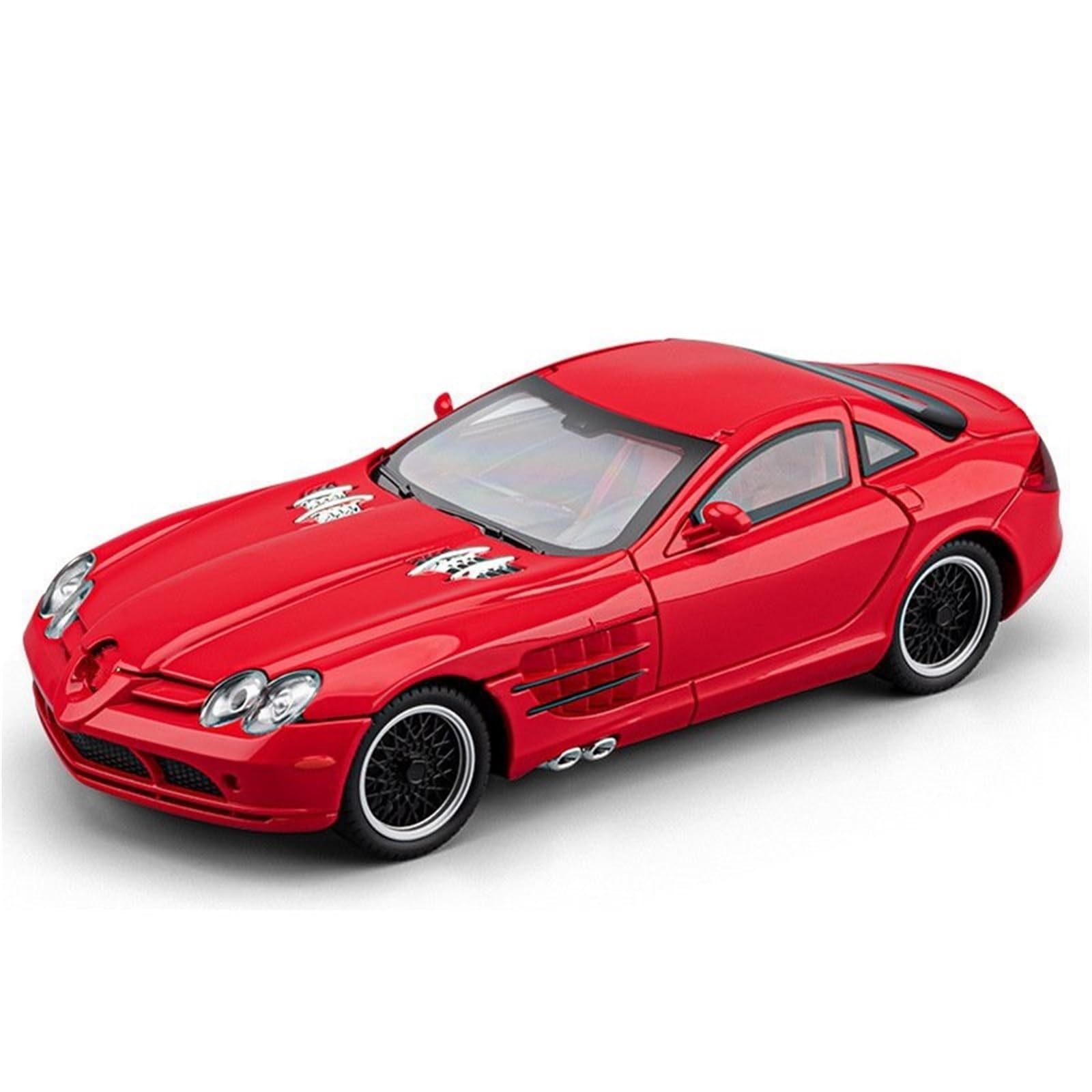 BANKOTO Diecast Car 1:24 For Benz For SLR 722S Alloy Car Model Diecasts Metal Vehicles Collectible Model(Red)