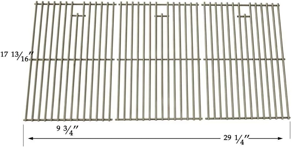 Master Forge P3018 Repair Kit Includes Four Stainless Burners, Four Heat Shields and Three Grill Grates