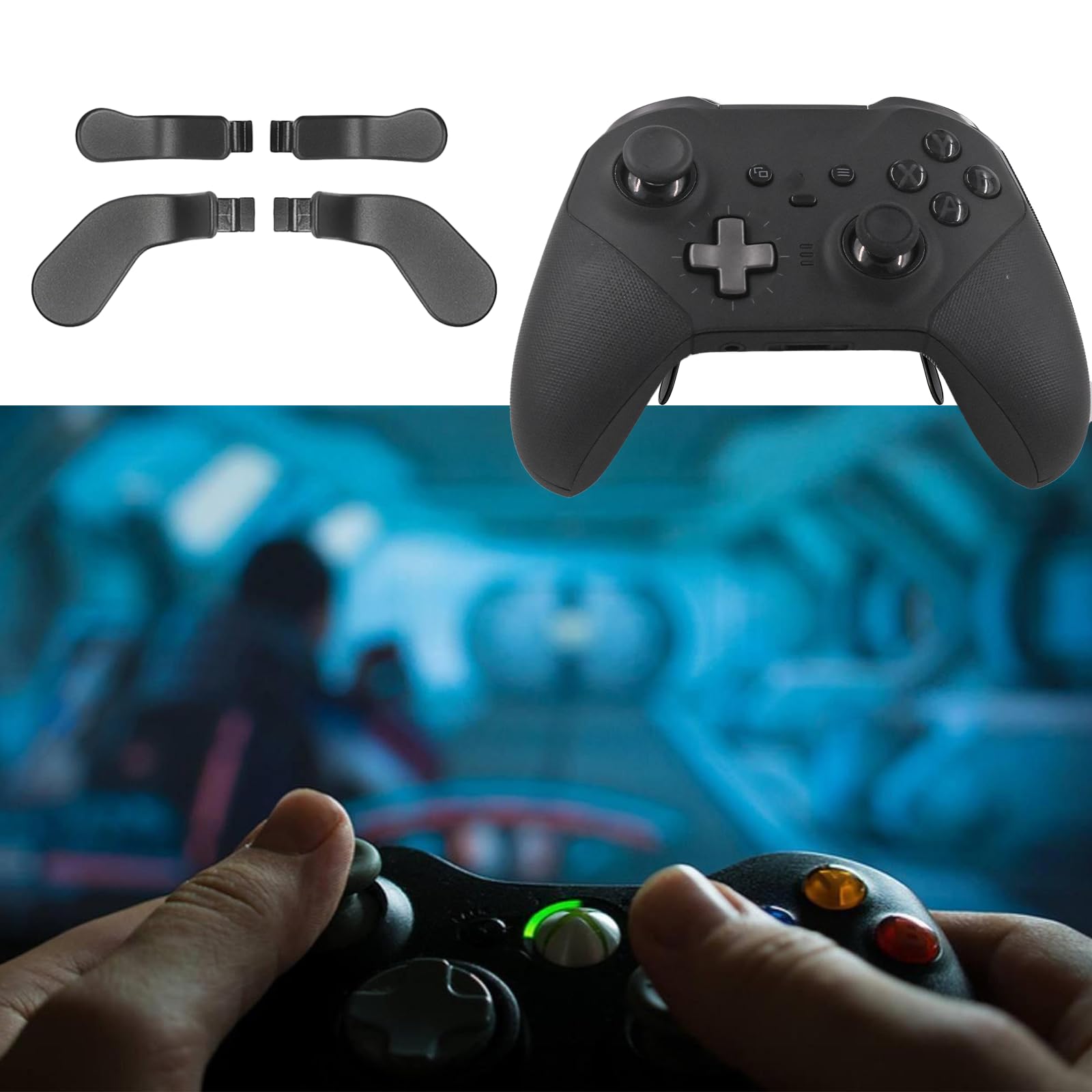 Paddle Sostitutive In Metallo Per Controller Xbox One Elite Series 2 – Ricambio Ufficiale Microsoft