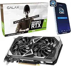 Placa de Vídeo Galax NVIDIA GeForce RTX 3050 EX, 6GB, GDDR6, DLSS, Ray Tracing