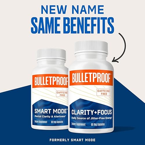 Miniatura 2 de Bulletproof Clarity & Focus Capsules, 60 unidades, suplemento sin cafeína para promover la claridad mental y el estado de alerta, anteriormente