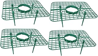 Yardwe 4 Pçs Morango Tridimensional Quadro De Cultivo Suporte Quadrado Quadro Suporte Quadro Suporte De Crescimento De Morango Suporte De Escalada Videira Gaiola De Plástico Pendurado