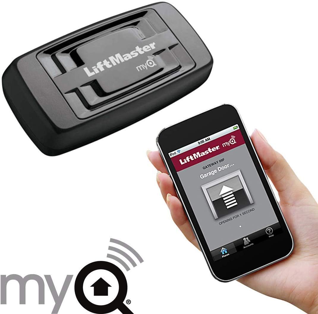 Liftmaster 828LM Internet Gateway and MyQ app interface