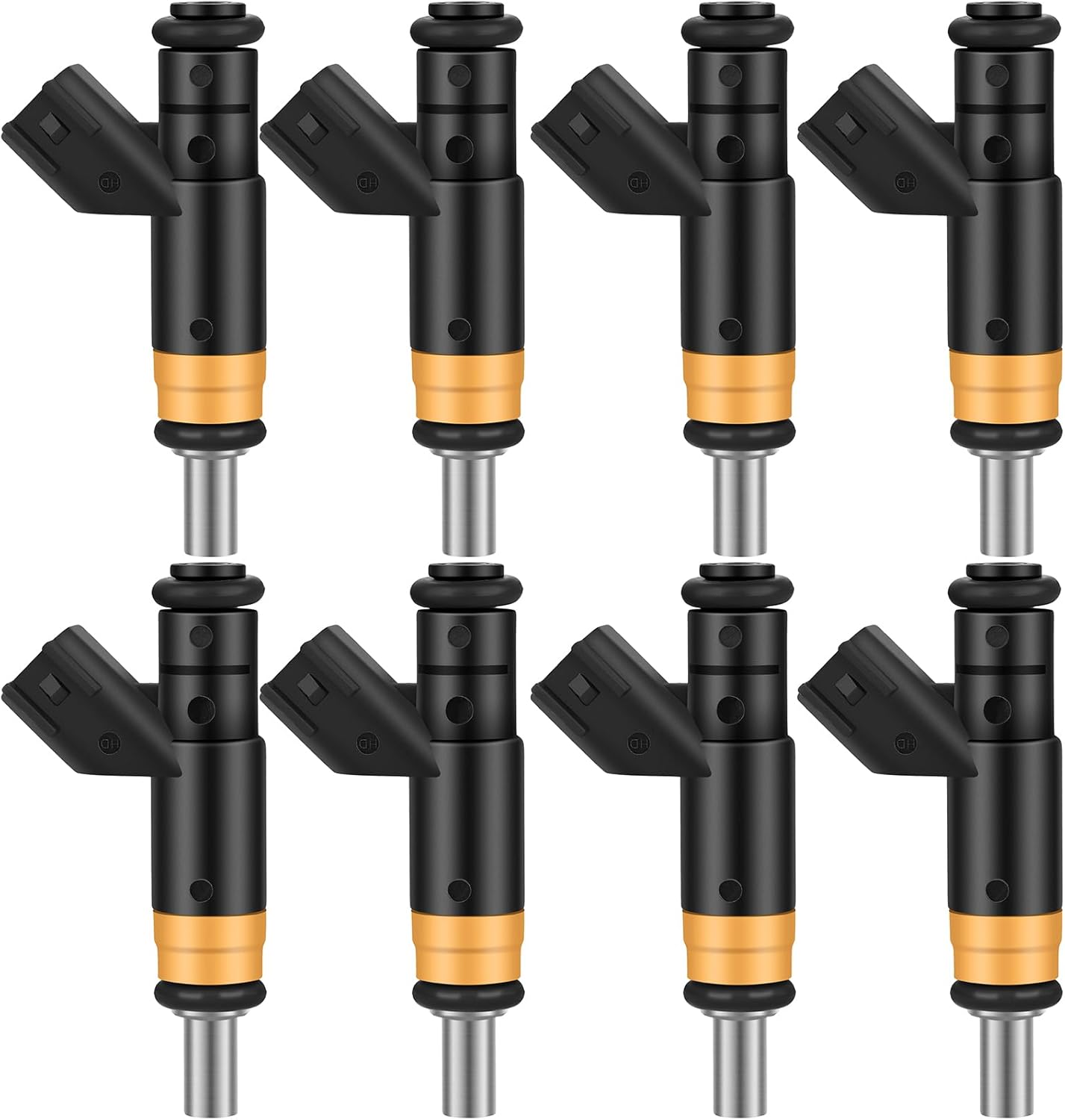 Fuel Injectors Set of 8 Fit for Dodge for Challenger 2011-2013 for Jeep for Grand Cherokee 2011-2013 for Chrysler for 300 2011-2012, 4Holes, 5037479AB 05037479AA
