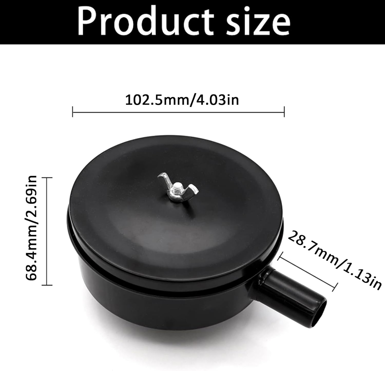 1/2" PT 20mm Thread Air Compressor Silencer Intake Filter Sound Muffler with a Replacement Element H-076