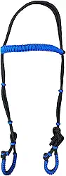 Cabeçada Para Cavalo de Nó e Cordinha Para Todas as Raças (Preto Com Azul)
