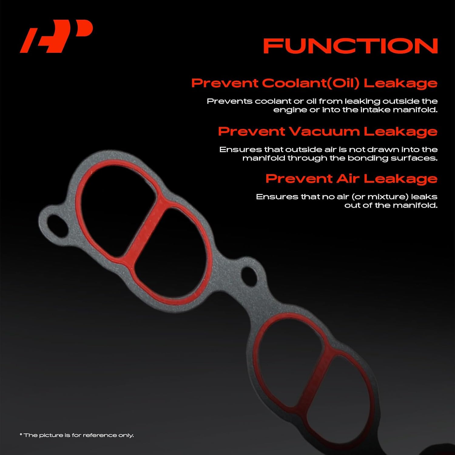 A-Premium Lower and Upper Engine Intake Manifold Gasket Set Compatible with Lexus IS250 2006-2015