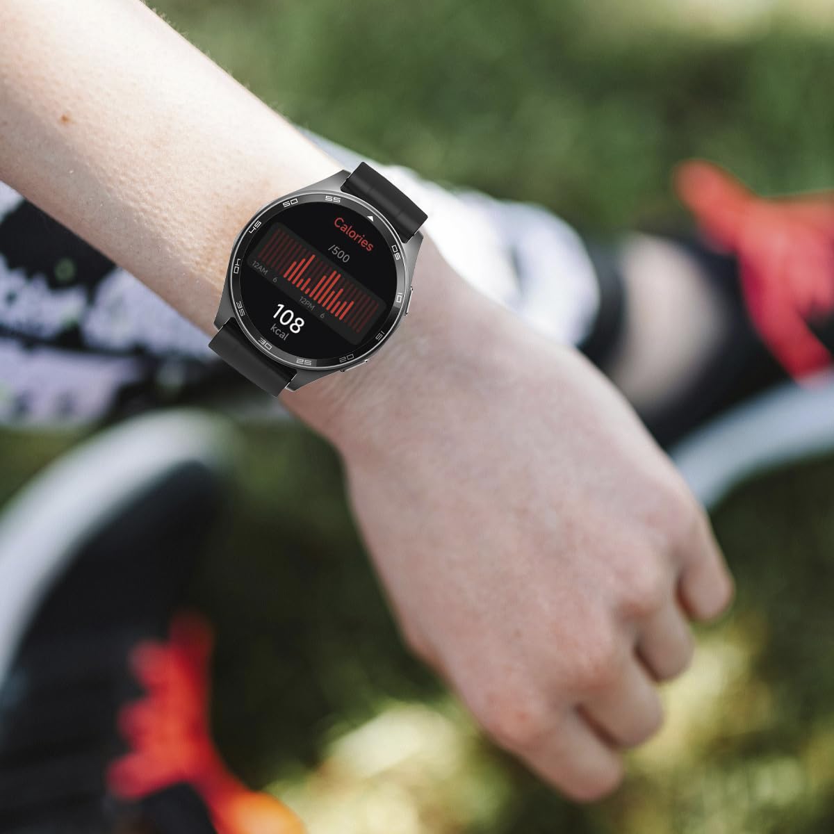 PRIXTON Reloj Inteligente Smartwatch SWB33 para Hombre/Mujer, Asistente de Voz, Funciones Multideporte, Bluetooth 5.3, GPS, barómetro y brújula, Batería 300 mAh