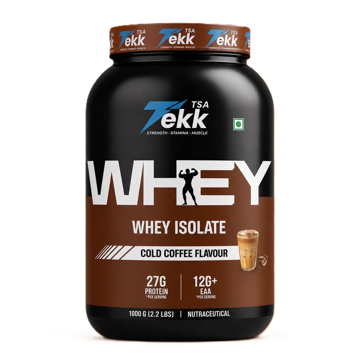 TSA TEKK Whey Protein Isolate Cold Coffee 1Kg | 27g Protein Per Serving | Imported European Whey Isolate | Fast Absorption | Low Lactose | Lean Muscle Recovery & Strength Support | Lab Tested Protein Powder-image-35