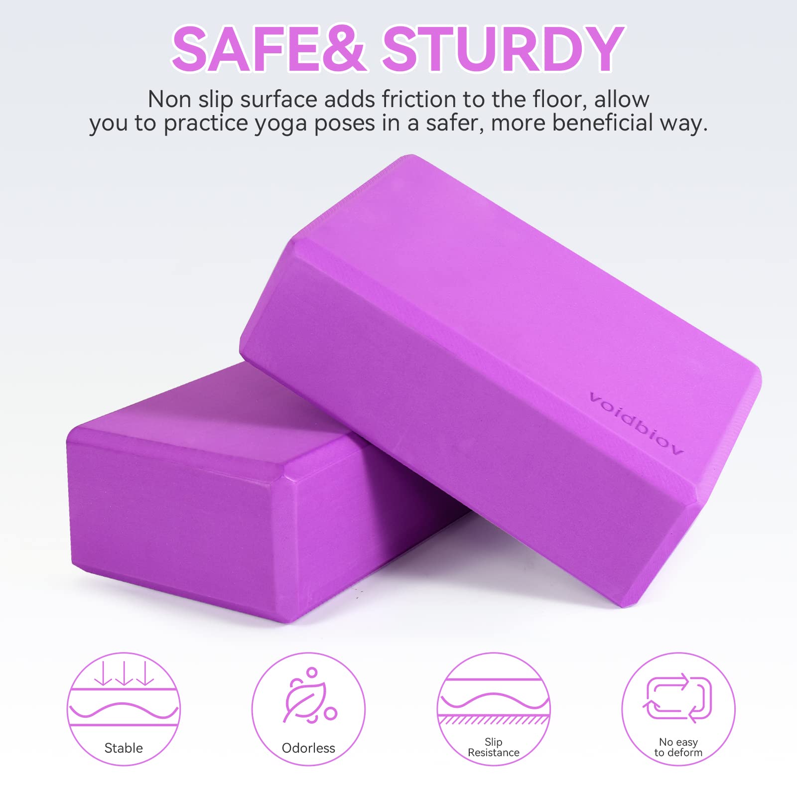 Blocchi Di Yoga Ad Alta Densità EVA Schiuma Yoga Blocco Flessibilità Equilibrio