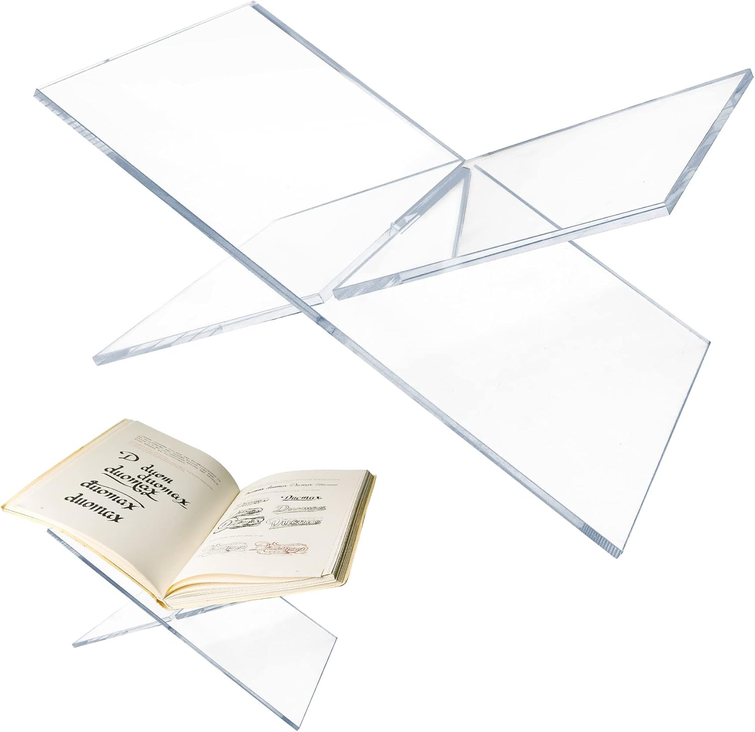 Clear Acrylic Book Holder, Acrylic Book Stand, Transparent Acrylic Book Display