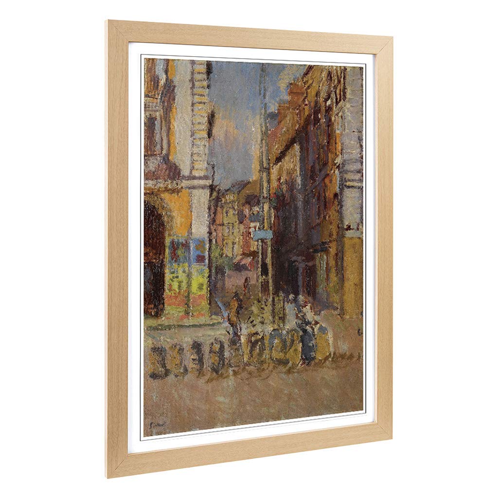 Big Box Art Framed Print of Walter Sickert Study for The Elephant Design | Wall Art Picture | Home Decor for Kitchen, Living Room, Bedroom, Hallway, Oak, A2 / 24.5x18 Inch / 62x45cm
