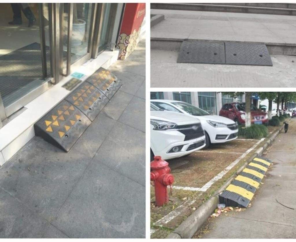 Rampas de estacionamiento, rampas para Scooter de Movilidad, rampas niveladoras para caravanas, rampas para Perros para Perros pequeños, rampas para automóviles Resistentes, Altura: 4CM