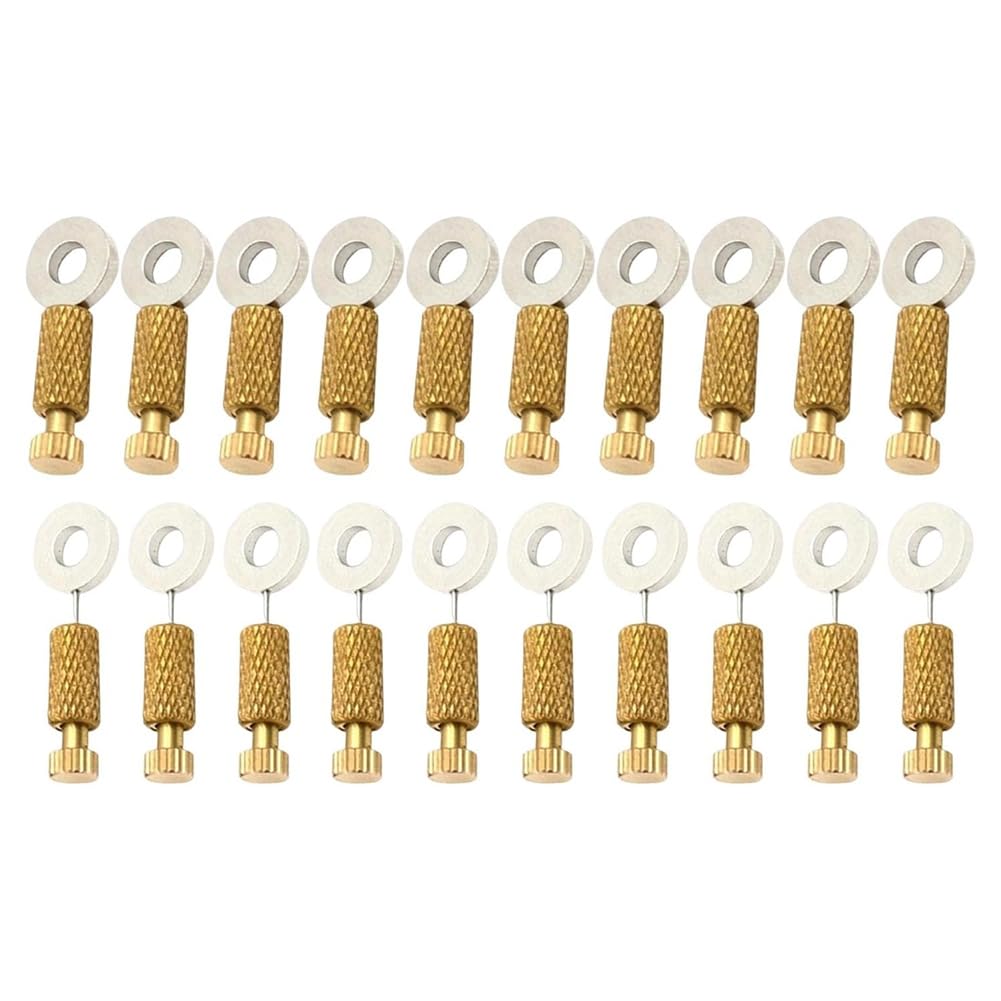 Osmond 20Pcs Leather Positioning Needles,Leathercraft Located Needles Locking Pins for DIY Leather Craft Sewing Stitching