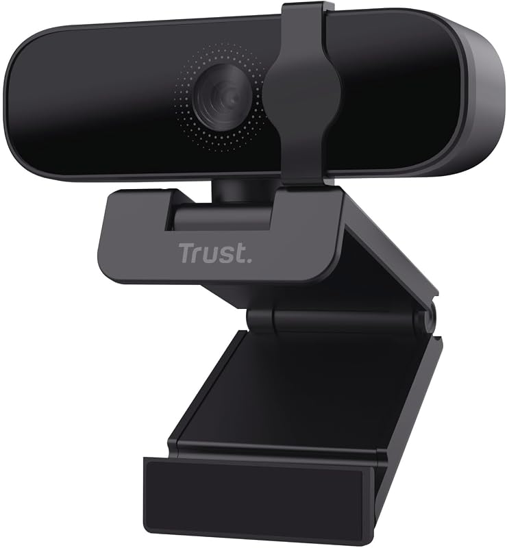 Trust Oran 1080p Webcam PC con Microfono e Filtro Privacy, Fuoco Fisso