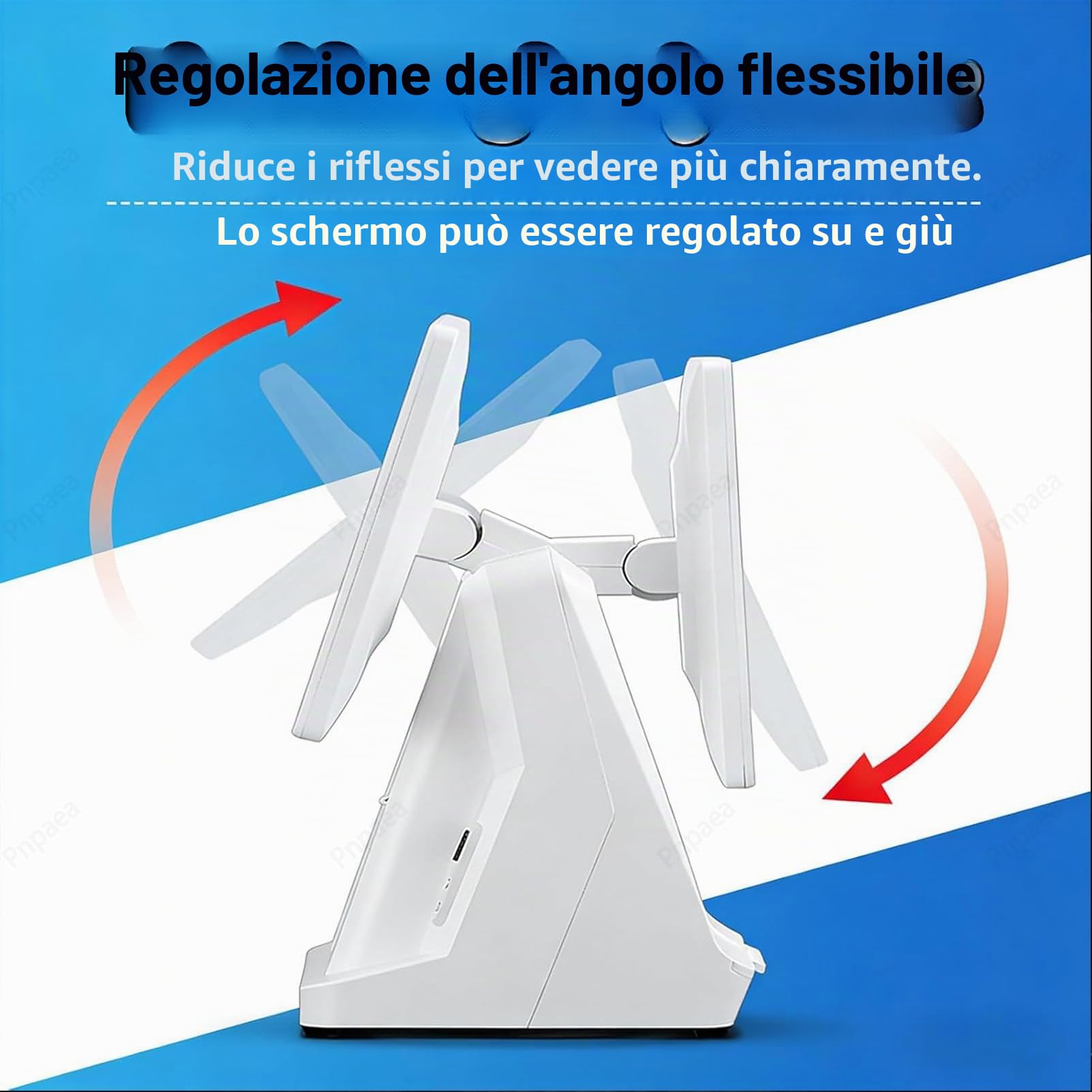 Registratore di Cassa Doppio Schermo Touch 15",64g Ssd, Cassa Touch Screen per Gestione Negozio, Bar, Ristorante, Supermercato, Minimarket, Catering SingleScreen-A（58mm）