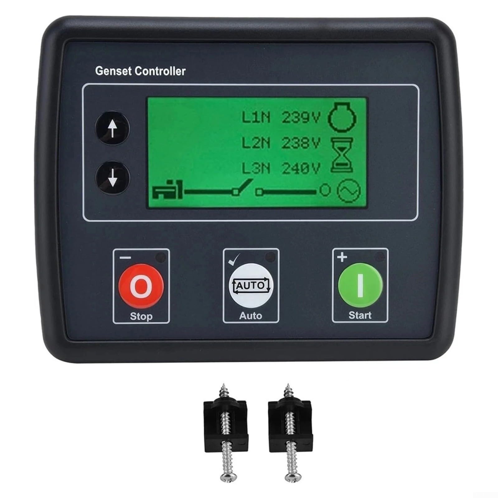 Regolatore automatico di avviamento DSE4510 per generatori elettrici in mare profondo, rilevamento errori di rete e commutazione del carico, compatibile con J1939 per motori CAN e CA