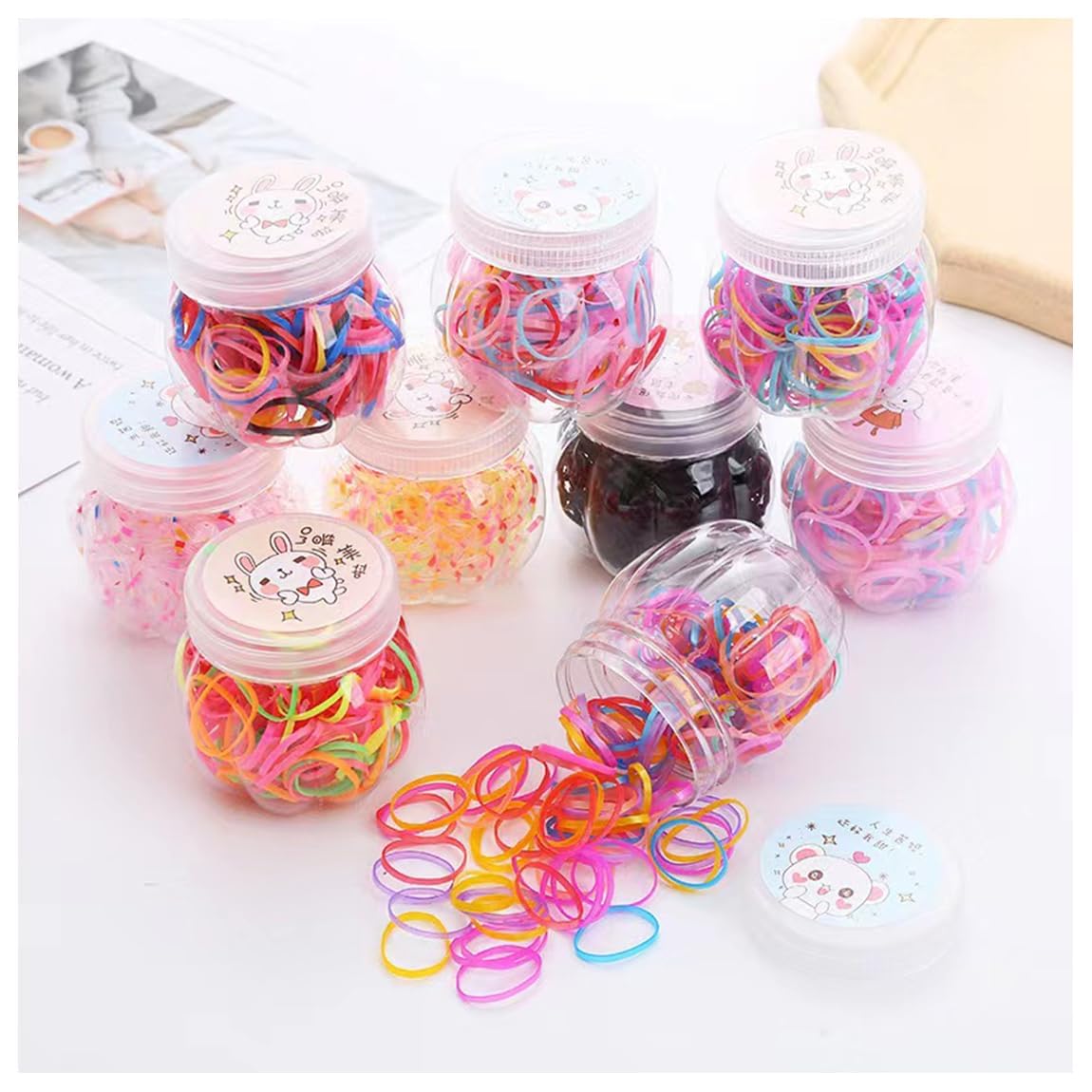 See full amazon price history chart for Diversa Elastic Baby Hair Ties | Reusable Rubber Bands | Plastic Rubber Bands Multipurpose Thin Ponytail Holders (Multicolour, 300 Pieces of box) For Use at Home, Kitchen, Office and Stationery Diversa Elastic Baby Hair Ties | Reusable Rubber Bands | Plastic Rubber Bands Multipurpose Thin Ponytail Holders (Multicolour, 300 Pieces of box) For Use at Home, Kitchen, Office and Stationery (B0CFLQR7VN) Amazon Price History, Amazon Price Tracker