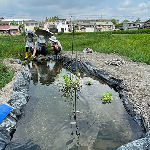 Sunscreen Pond Liner 3X7Ft 7X10Ft 10X10Ft, Hdpe Flexible&Durable Garden Pond Liner, 5Mil Thickness Tear-Proof Pond Liner For Outdoor Fish Ponds, Koi Pondsand, Waterfall, Easy To Install ( Size : 2X3M/ #TOP4