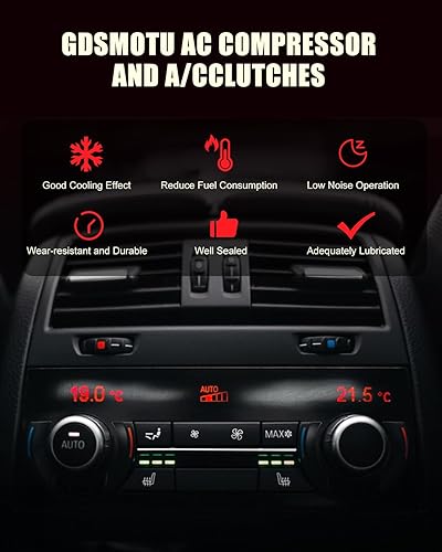 Miniatura 7 de Compresor de AC apto para 2013 para Infiniti para JX35 2014-2015 para Infiniti para QX60 2009-2014 para Nissan para Murano 2008-2014 para Nissan