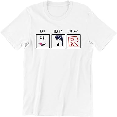 Eat Sleep Roblox Gaming White Yellow 