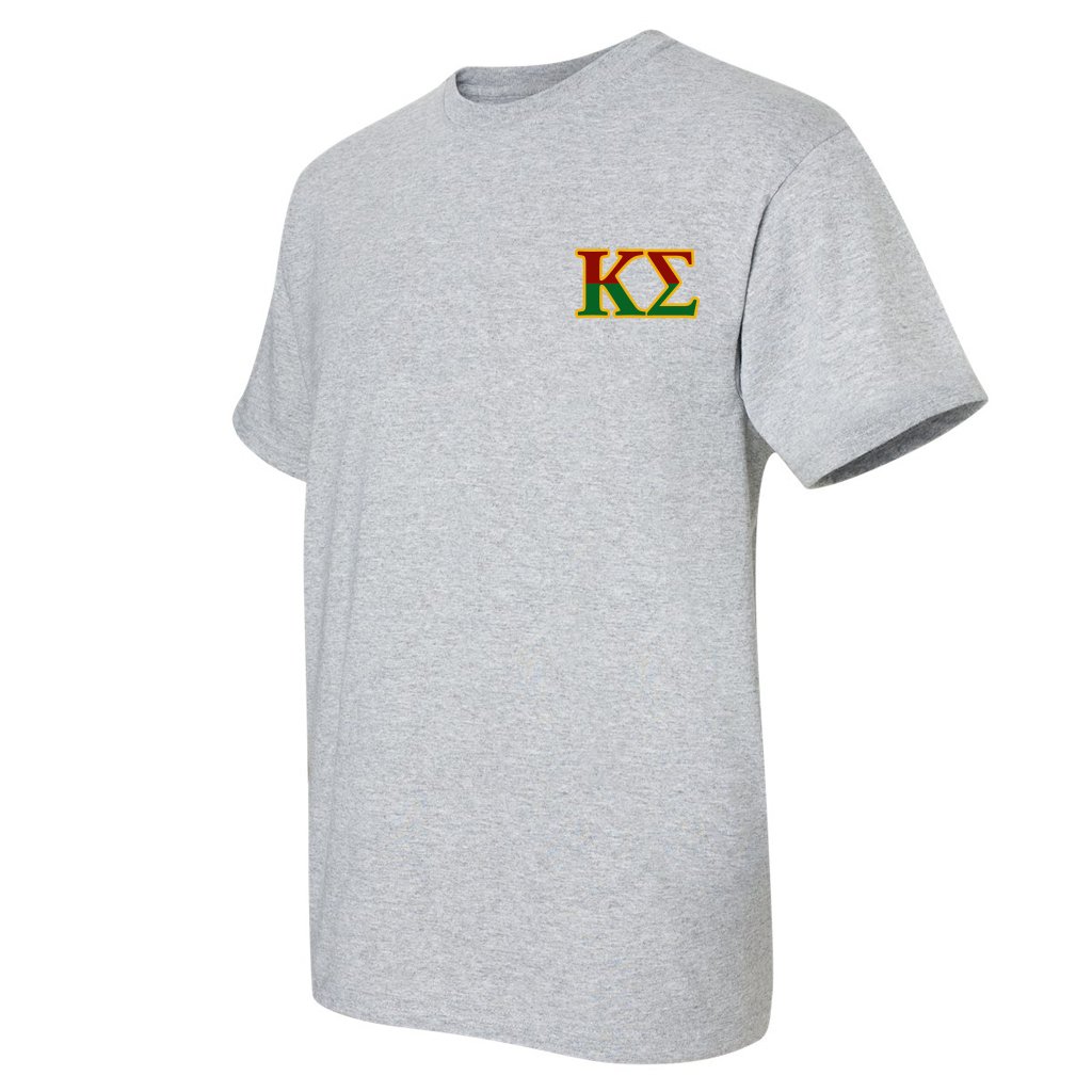 VictoryStore Apparel - Kappa Sigma, Crest and Greek Letter Standard T-Shirt