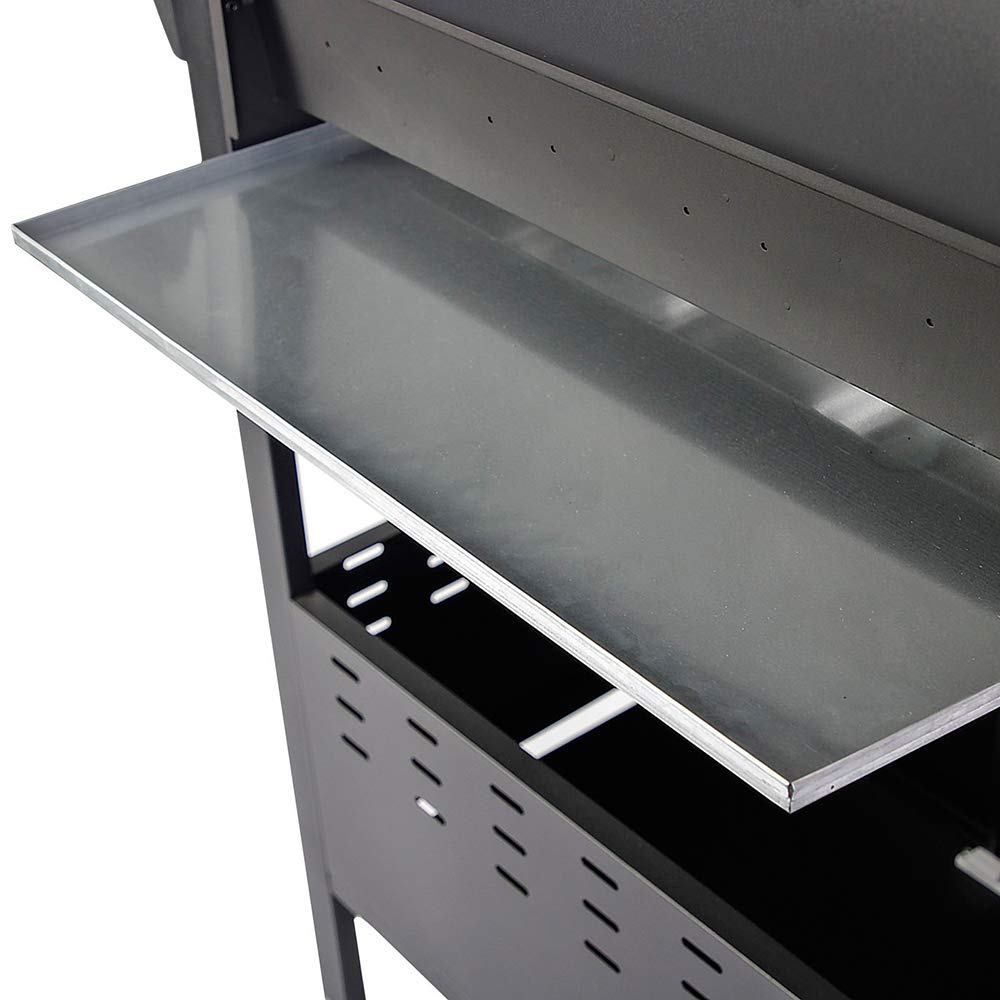 El Fuego® grill gazowy “San Angelo 4+1“ | 4 główne palniki + 1 boczny palnik | stal nierdzewna, w zestawie z wężem gazowym i reduktorem ciśnienia | grill na kółkach BBQ | AY 582
