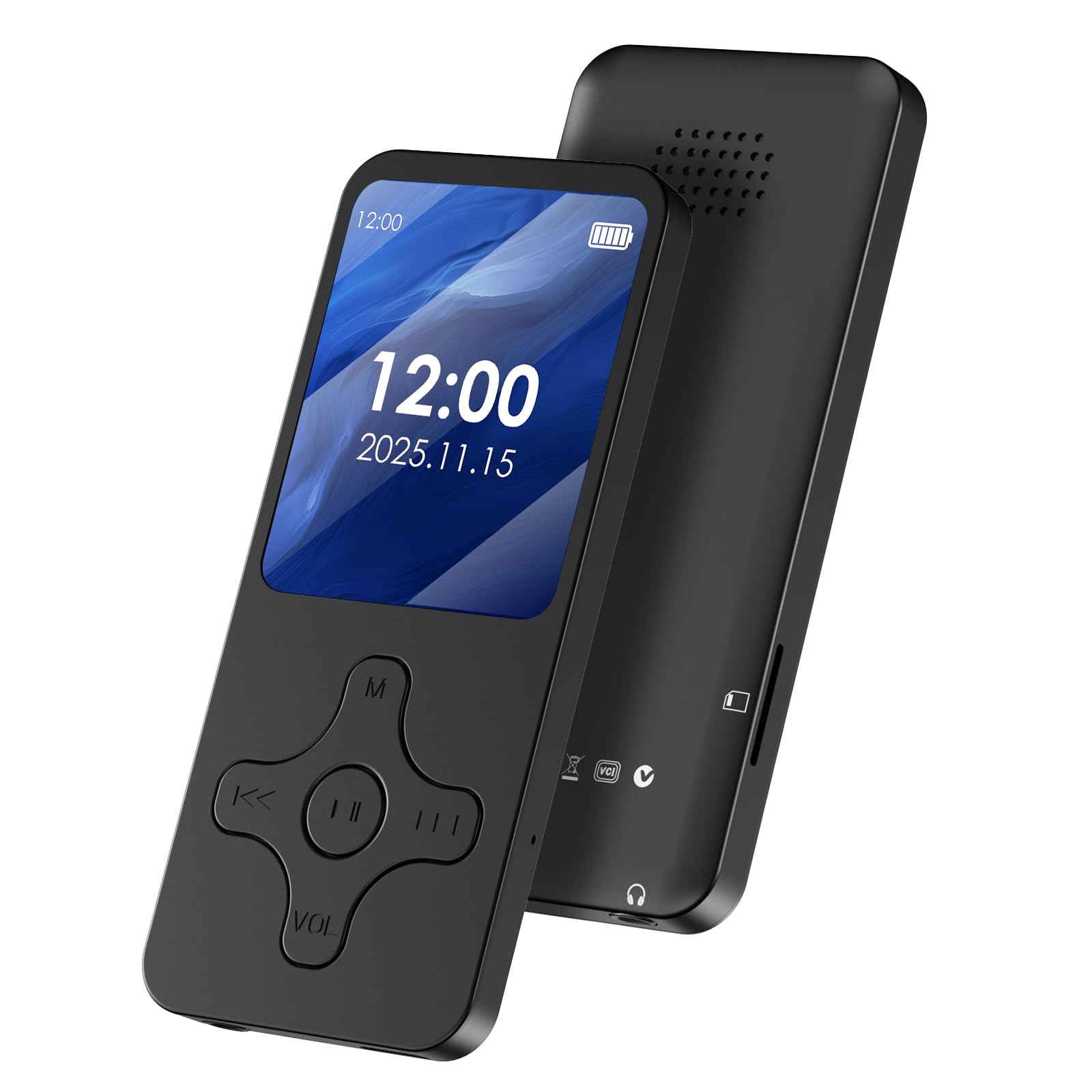 MP3 プレーヤー 軽量30g ポータブル ギフト対応 32GBTFカード付き128GB拡張可能 音楽プレーヤーBluetooth5.0対応 HiFI OTG機能 内蔵スピーカー付き デジタルオーディオプレーヤー 子供/学生/お年玉 音楽/録音/写真/FM/電子書籍 日本語取扱書付き