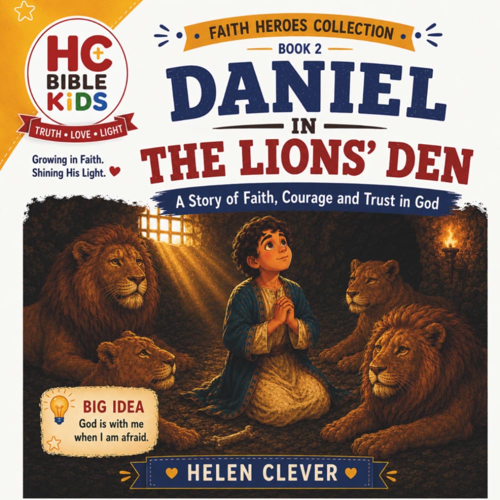 DANIEL IN THE LIONS DEN: A Story Of Faith, Courage and Trust In God — Daniel 6 (FAITH HEROES COLLECTION)