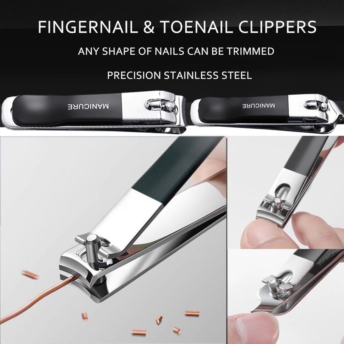 Cortador de uñas de los pies, cuchillo de pedicura para uñas encarnadas, cortador de uñas gruesas, kit de tratamiento de corrección de uñas de los pies, cuchillo de callos