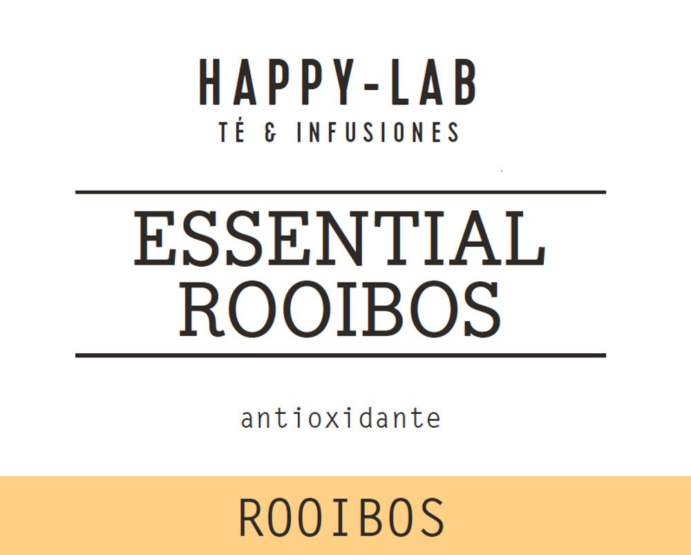 Happy-Lab Essential Rooibos Té Infusión - 14 pirámides