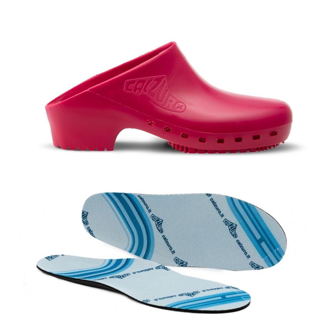 Zuecos sanitarios calzado Classic S sin agujeros con plantilla profesional CE