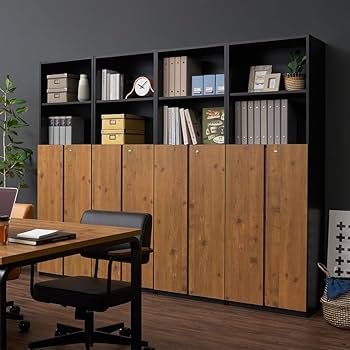 Amazon | オフィスコム 法人様向け ペスパ2.0 木製キャビネット 2段