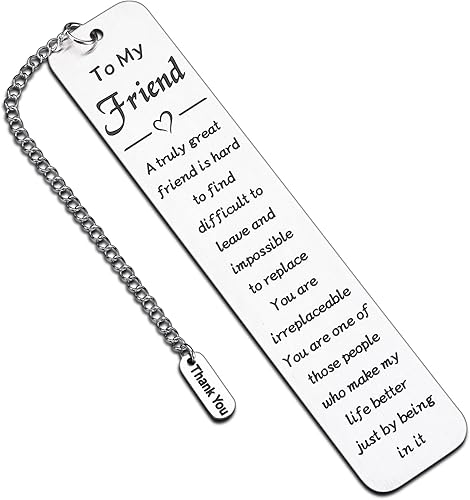 Regalos de amistad para mujeres, amigas, marcapáginas, regalos para mejores amigas, regalos geniales para amigas, regalos para amigas, dulces 16