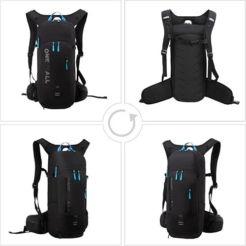 Miniatura 8 de LOCALLION Mochila de ciclismo, mochilas de bicicleta de 612L, mochila para correr, transpirable, ligera, para viajes, senderismo, ciclismo