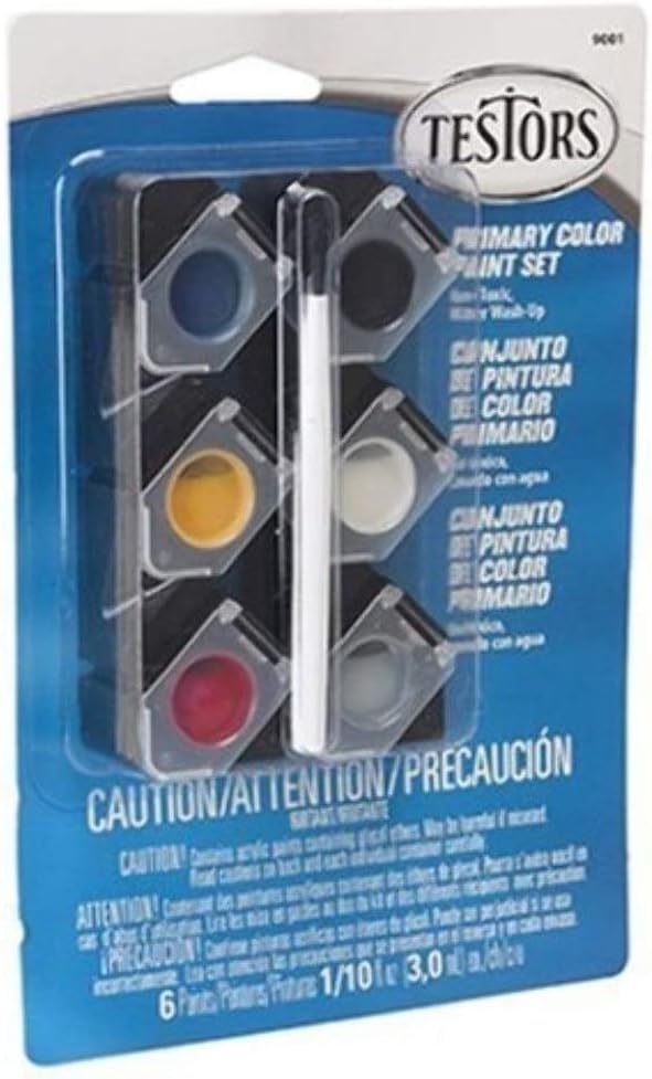 TESTOR CORPORATION Tesors Primary Paint Pod Set, Multicolor