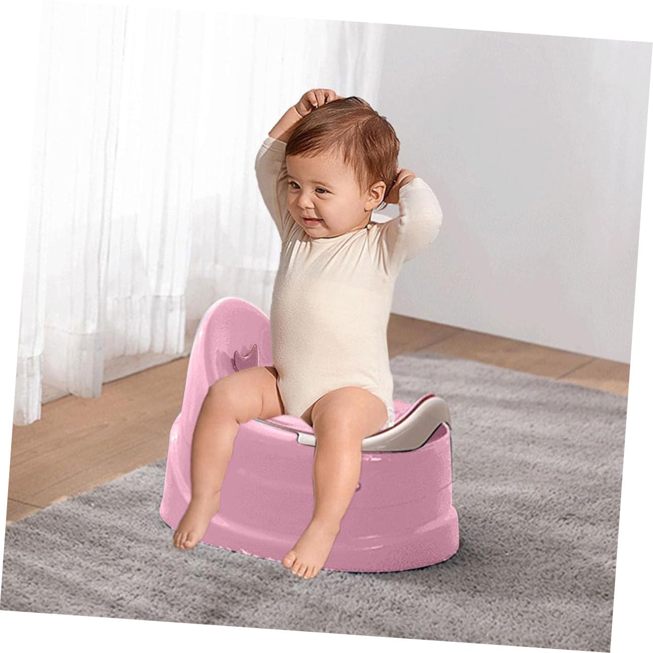 Toddmomy Inodoro de Entrenamiento para Asiento de Inodoro Portátil para Viajes Orinal para Bebes de Años para Casa y Hotel Material y Seguro