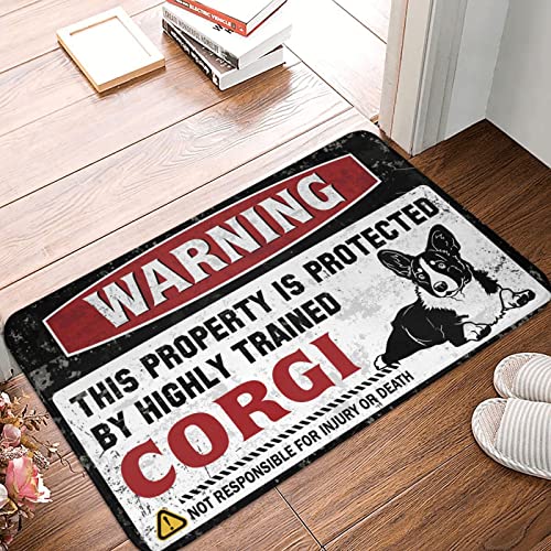 Tapis de bain de ferme ultra absorbant et antidérapant style Corgi - 2
