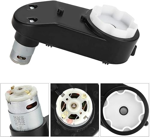 Miniatura 4 de Motor eléctrico RS390 con caja de cambios, 6V12V 1200020000RPM para automóviles eléctricos y motocicletas para niños (12 V 16000 RPM)