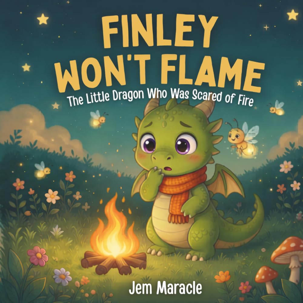 Finley Won't Flame: The Little Dragon Who Was Scared of Fire (The Brave Little Dragon Series)