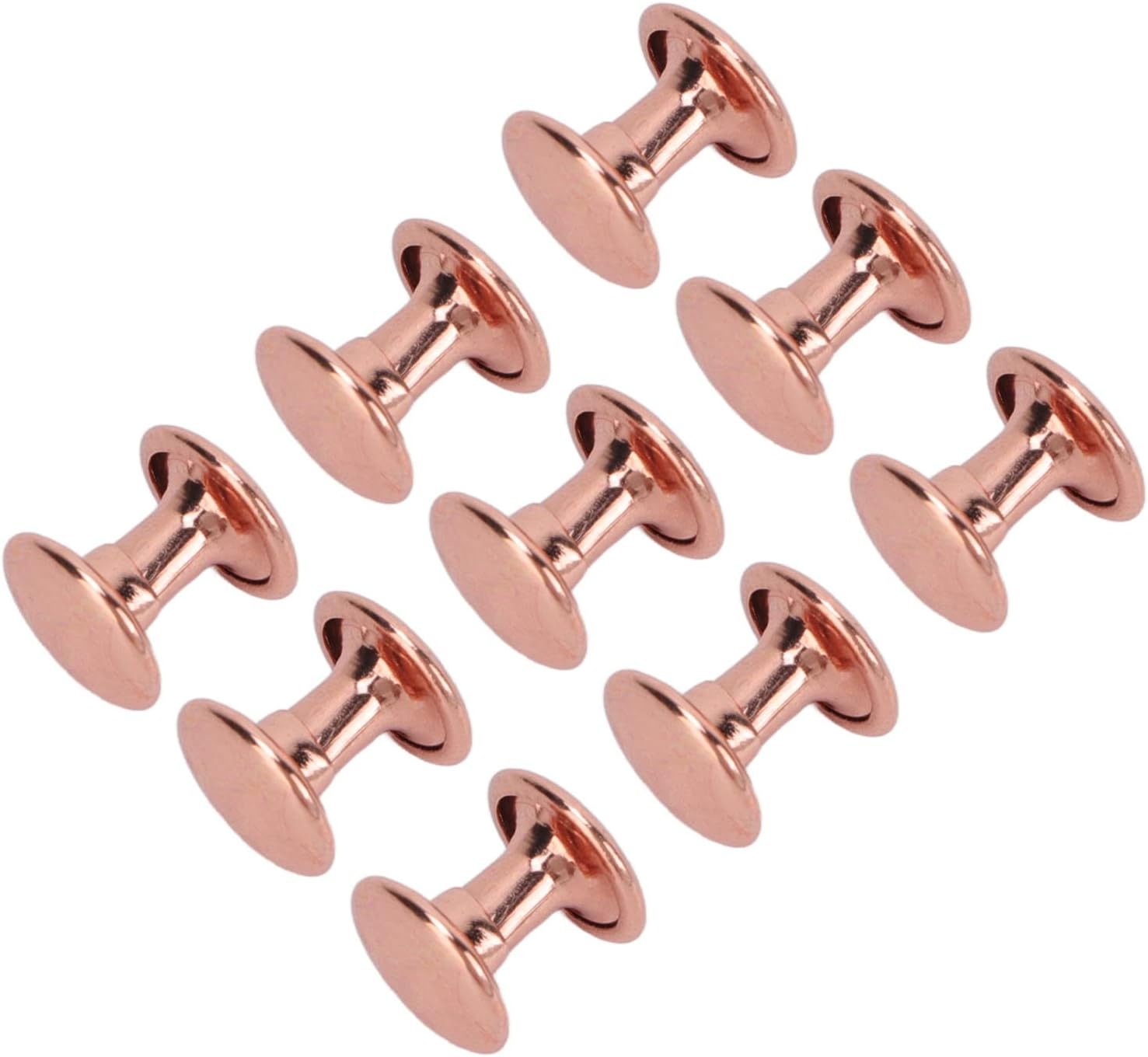 Double Cap Rivets, Rose Gold 300 Sets Leather Craft Rivets for Belt Amazon.co.uk DIY & Tools