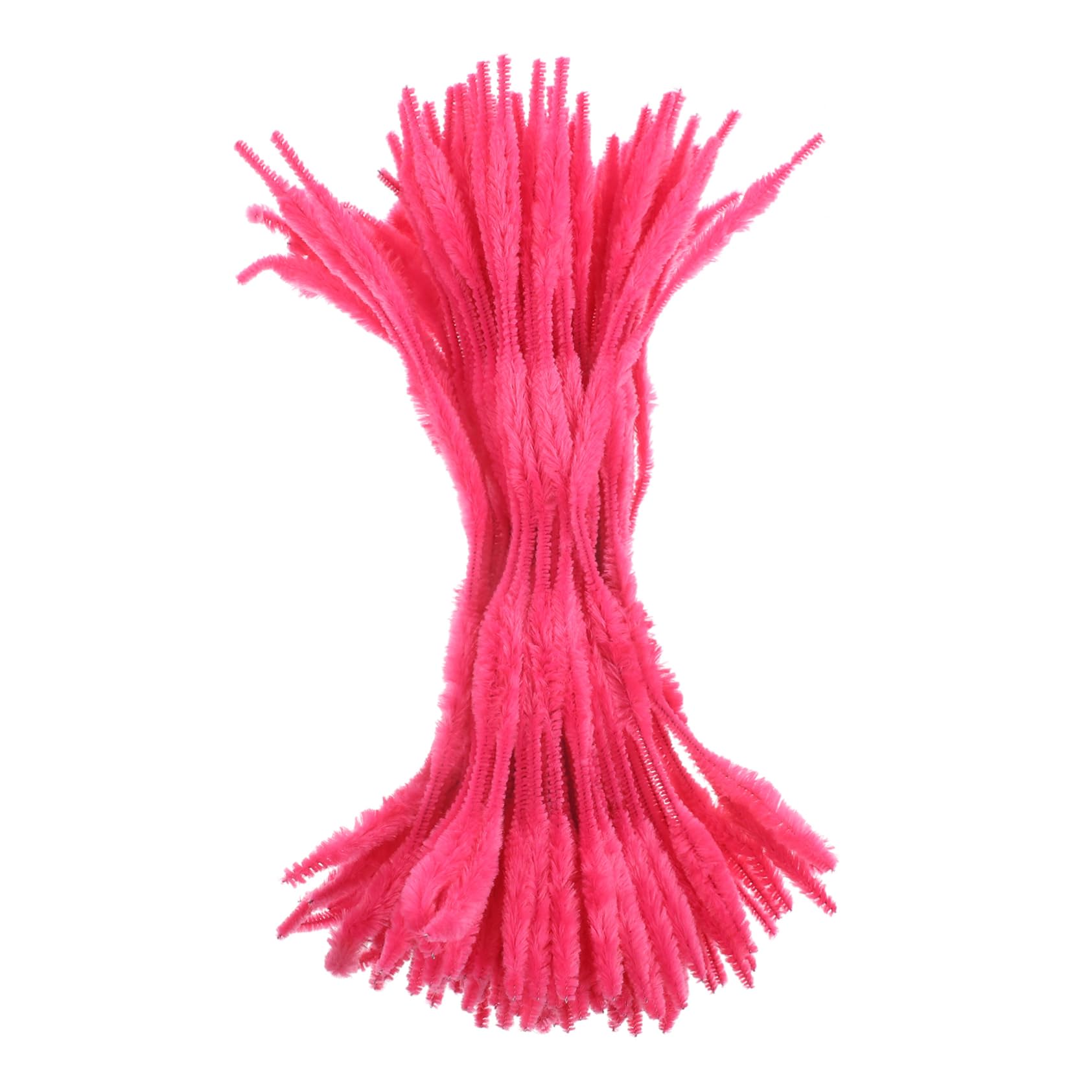 Uonlytech 100pcs Chenille Stems Craft Sticks for DIY Projects Twisted Craft Material for Childrens Creativity and Imagination