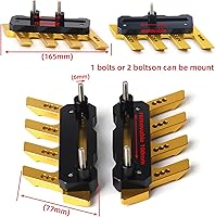 Vista 3 de Anticaída y anti-vibración deslizante para motocicleta guardabarros delantero protector lateral adecuado para Yamaha FZ25 FZ-25