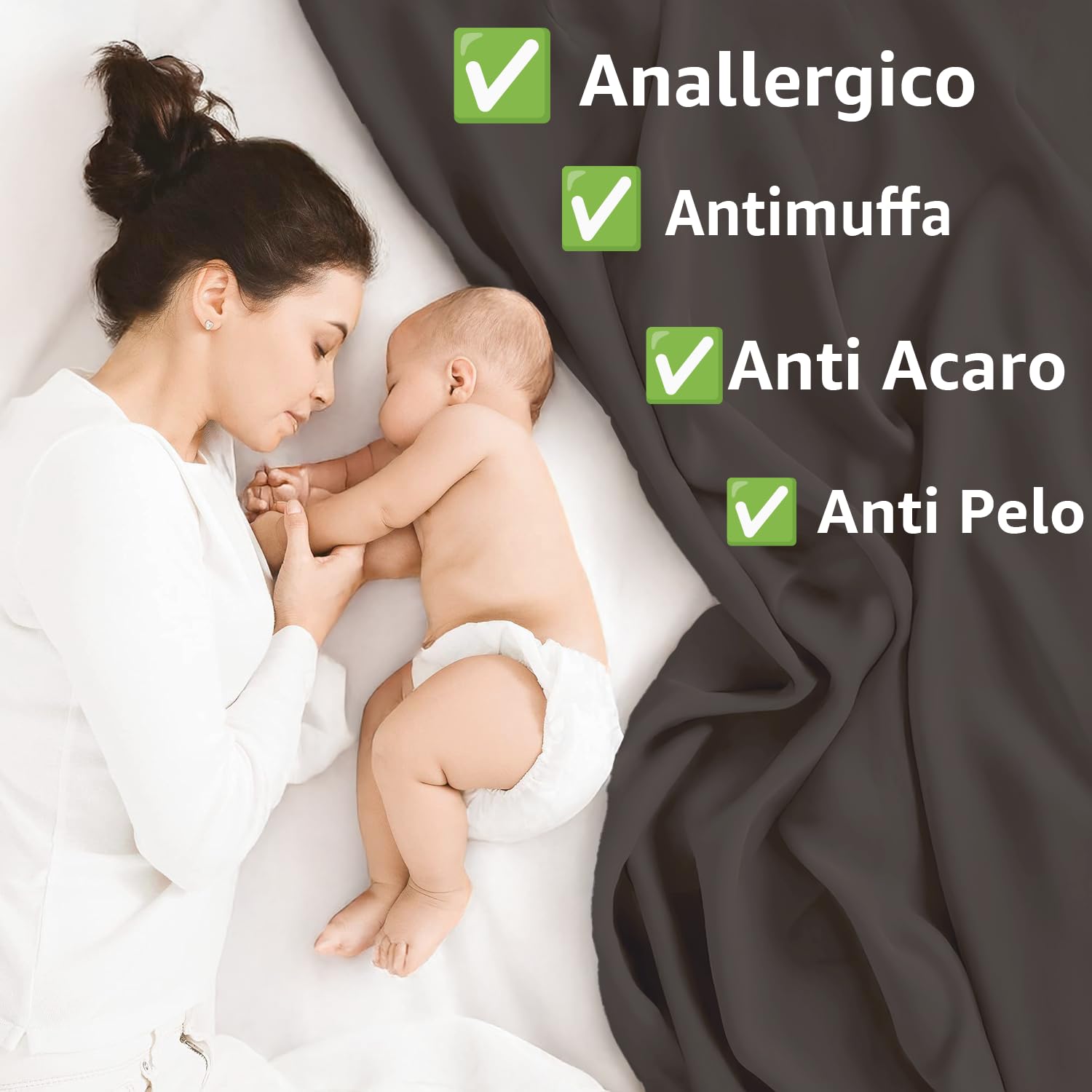 Copriletto Impermeabile SUPER IDRO Per Letti - Antimacchia E Antipelo | Per Animali E Bambini - Foto 8