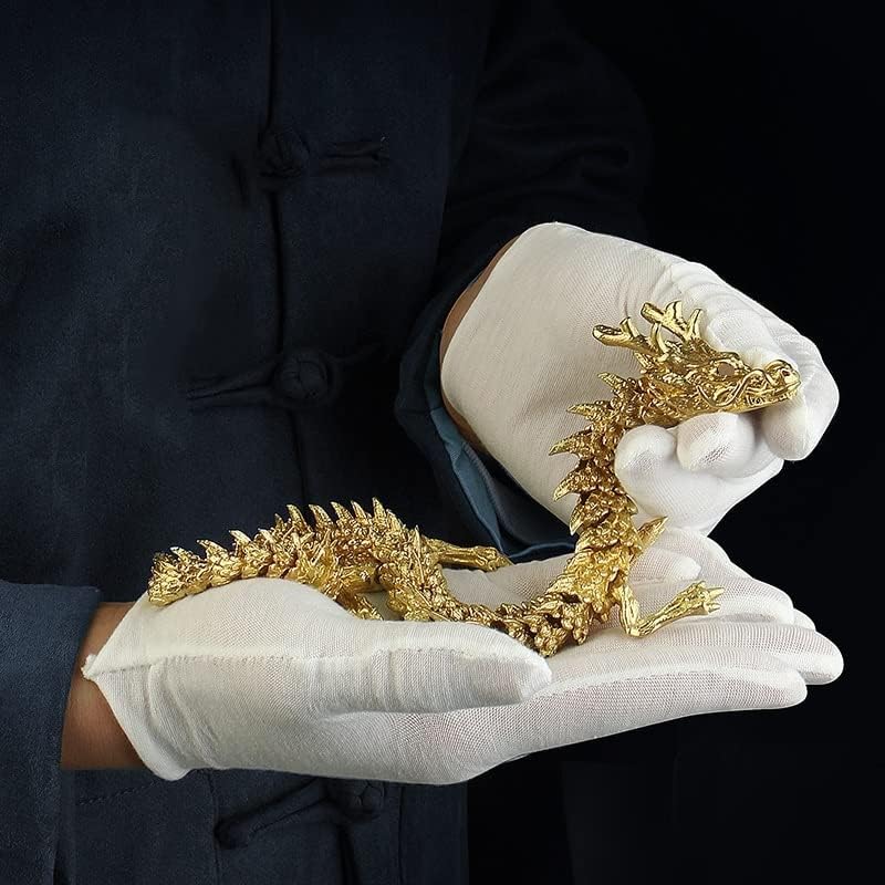 Amazon.co.jp: XMayGift 金龍 龍の置物 関節可動性 縁起物 機運上昇