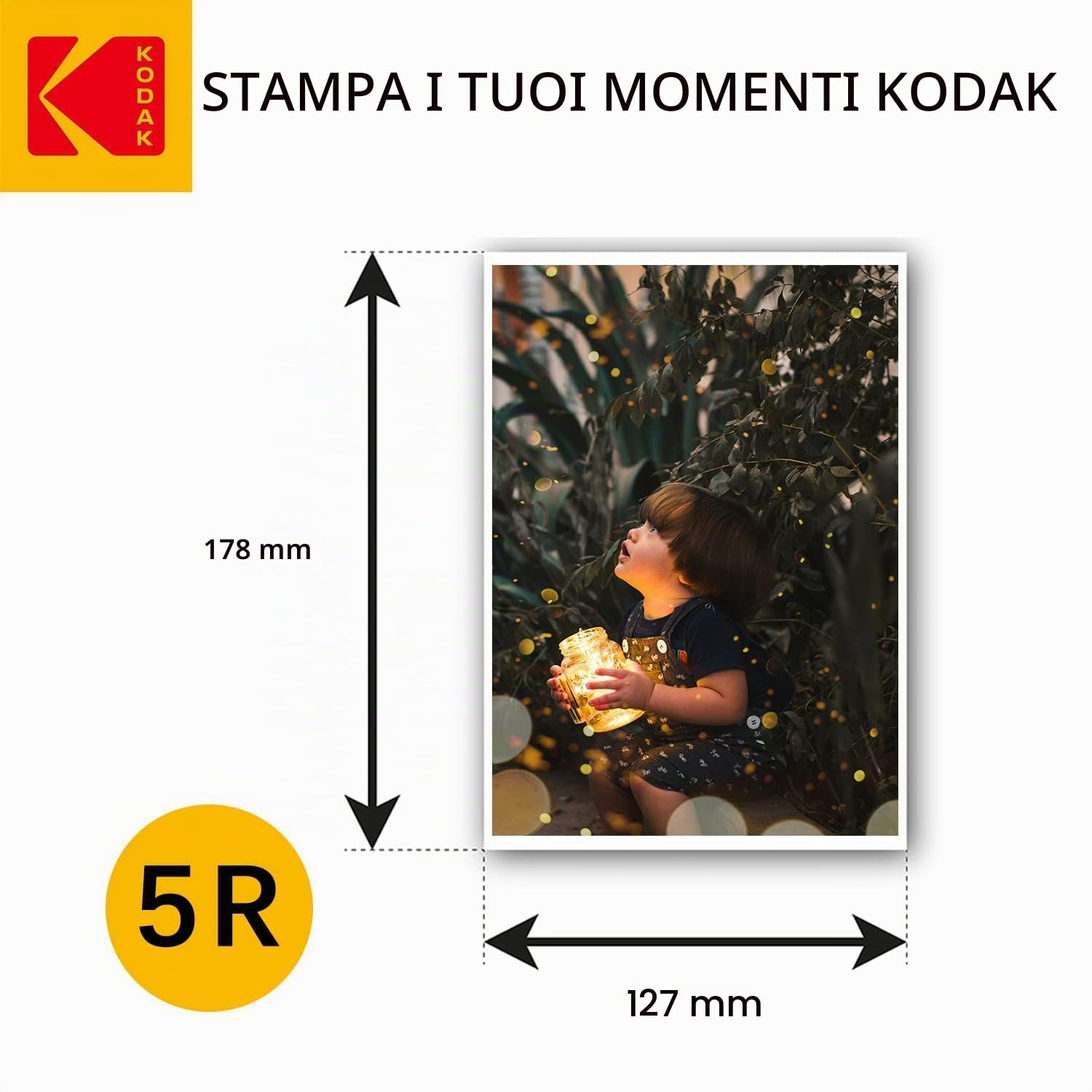 KODAK Ultra Premium Photo Paper Lucida 13x18 cm 280g/m² 20 Fogli