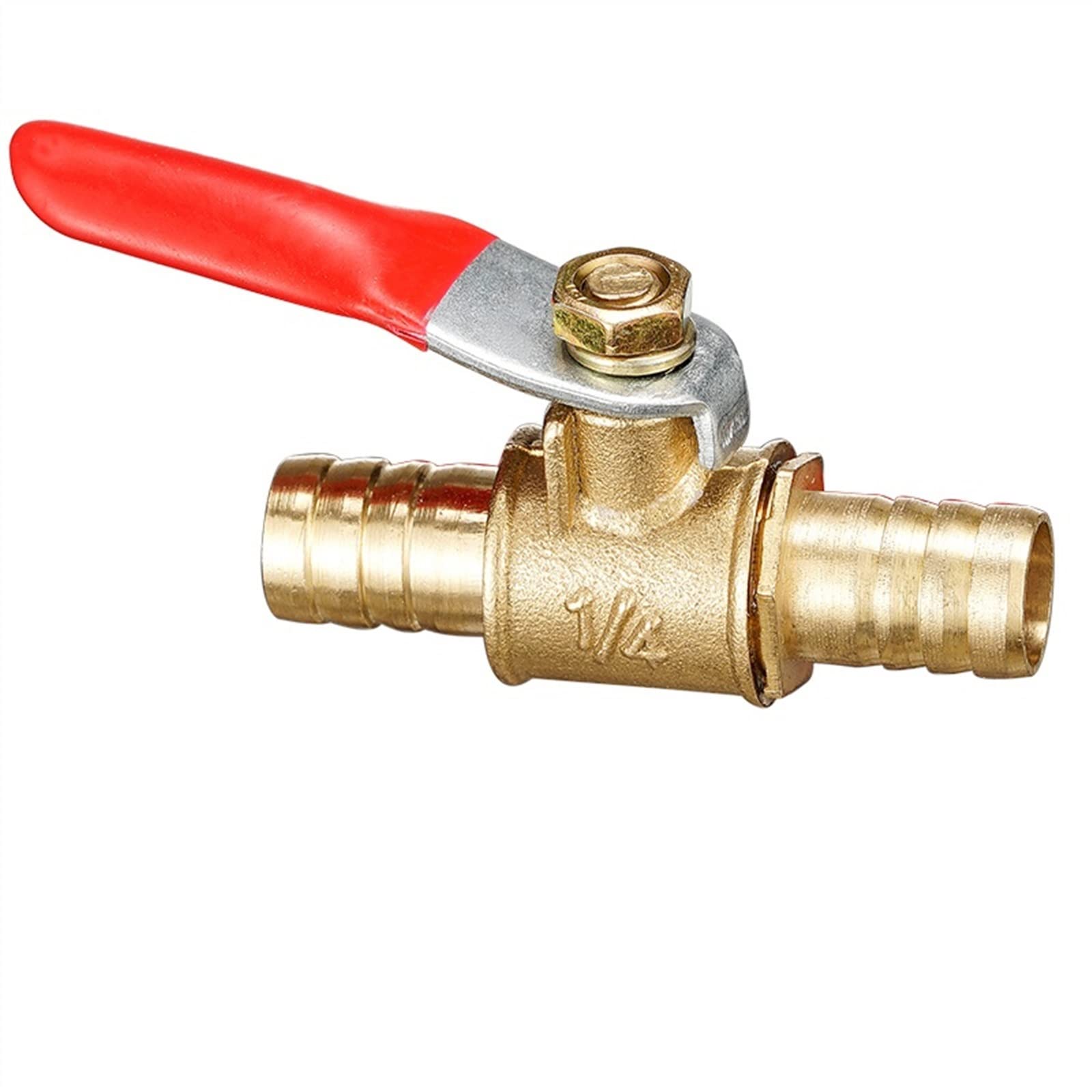 Válvula de corte en línea de latón de 10mm para instalaciones de paso de combustible
