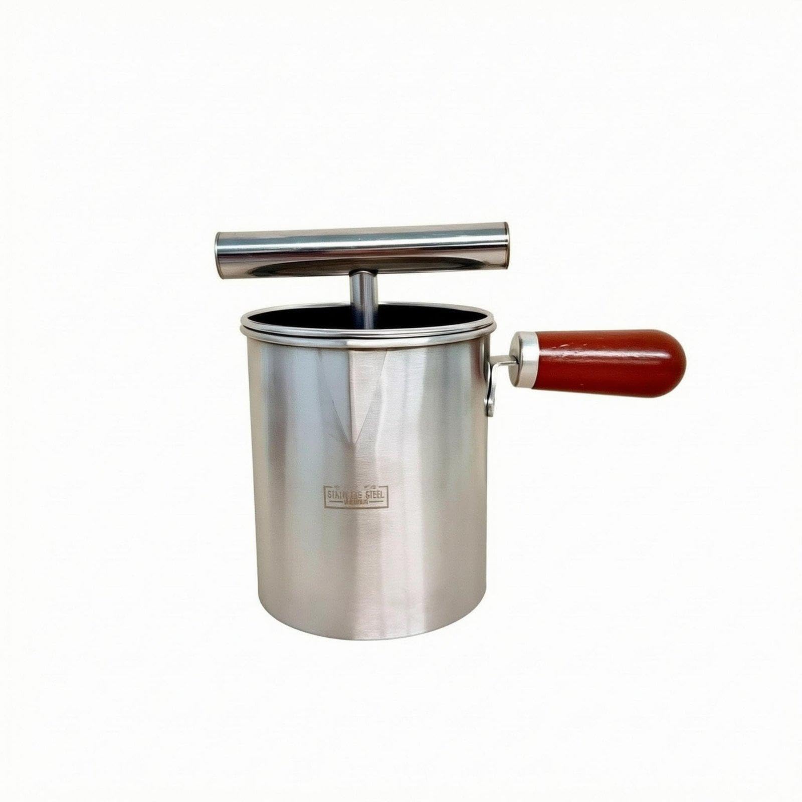 Manual Stainless Steel Juicer Cylindrical Wood Handle Juicer Food-Grade Material Manual Juice Presser | Juicers | Small Kitchen Appliances | Kitchen Dining & Bar-image-43