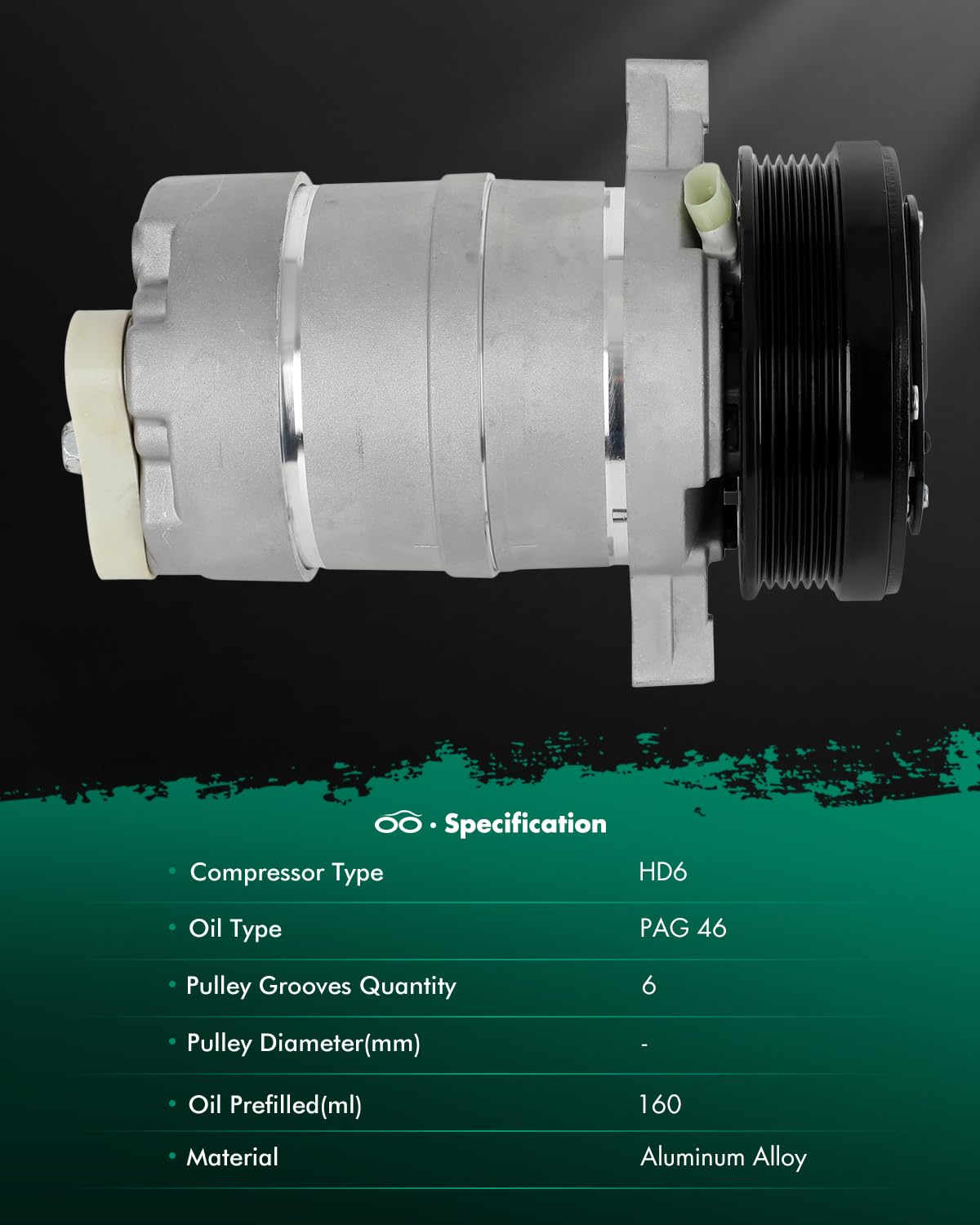 SCITOO AC Compressor Rapid Cooling For Cadillac For DeVille 1994-1995,For Chevrolet For Astra 2004-2008,For Chevrolet For Optra 2007-2010 CO 2912GLC 68223 1136404 89019207 HD6