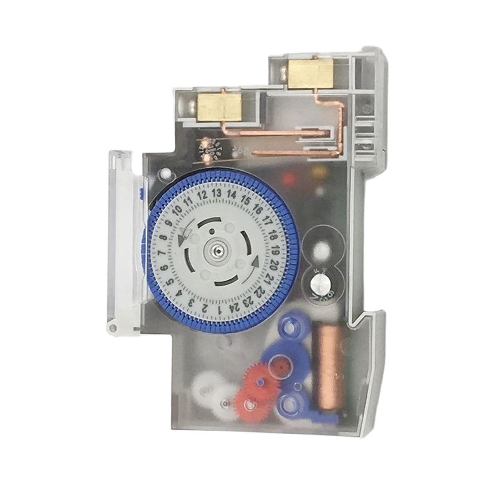 SUL180A Temporizador Interruptor 24 Horas Relé Analógico Temporizador Eléctrico Programable 220V 16A Batería Carril DIN Mecánico